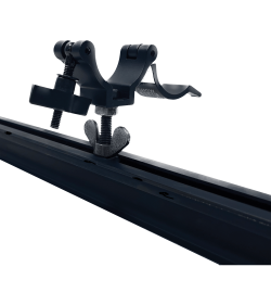 Eurotrack - scaff clamp black - with bolt  M10 x 50 and sliding nut M10