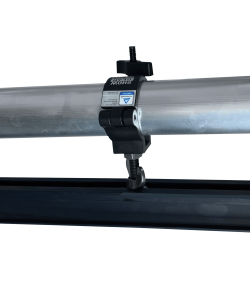 Eurotrack - scaff clamp black - with bolt  M10 x 50 and sliding nut M10