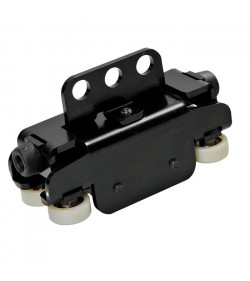 Eurotrack - Heavy Duty Runner 4x4 wheels - Black