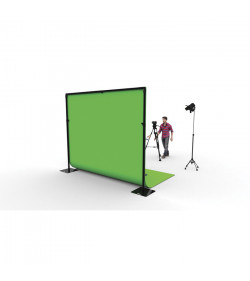 P&D Chromakey Curtain 590(w) x 400(h) Molton 300 g/m2