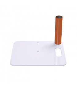 Baseplate - 350(l) x 300(w)mm 4Kg - White (powder coated)