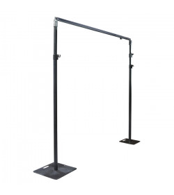 Baseplate - 450(l) x 450(w)mm 8Kg - Black (powder coated)