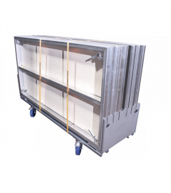 Stagedeck dolly 2m assembled 4x 125mm castors