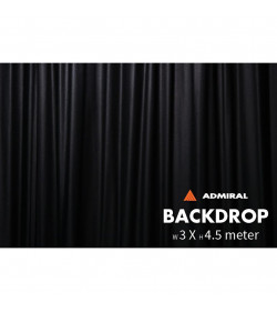 Backdrop 320 g/m² W 3m x H 4,5m black