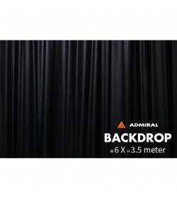 Backdrop 320 g/m² W 6m x H 3,5m black