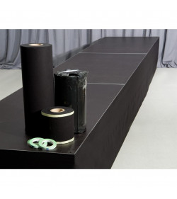 Deco molton roll 60m x 60cm black