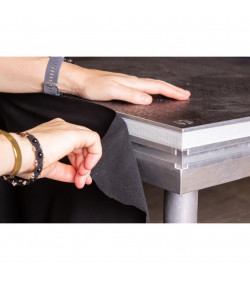 Hook and loop stage polyester 25 m x 80 cm black