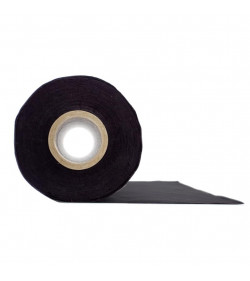 Hook and loop stage polyester 25 m x 60 cm black