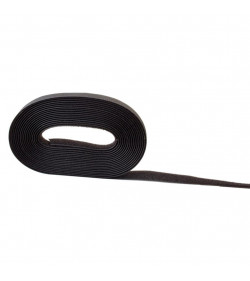 Velcro non-adhesive loop fastener 6m x 20mm black