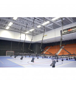 Basic cable guide base 2m - H 3m black