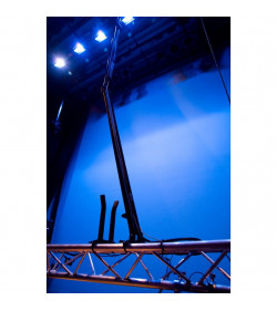 Basic cable guide base 2m - H 3m black