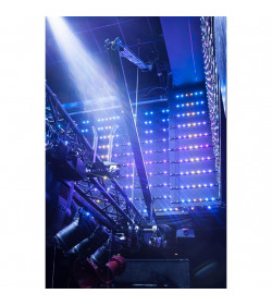 Basic cable guide base 2m - H 3m black