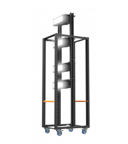 Sidelight tower symmetrical 60x80x203cm with grip