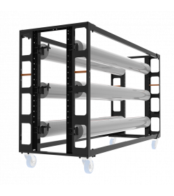 Balletfloor cart L 230 with 6x tubes