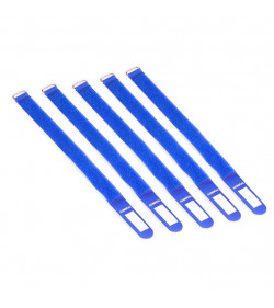 Cable wrap 26cm blue 5 pieces