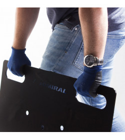 Baseplate 73cm for 30-truss black