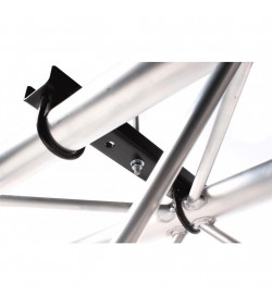 Mounting bracket with 2x U-bolts WLL 100kg