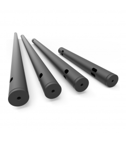 Low hanger tube 50mm x L200cm black