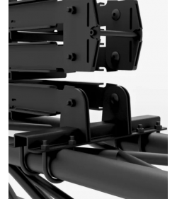 L cable guide base 4.5m - H 6m black